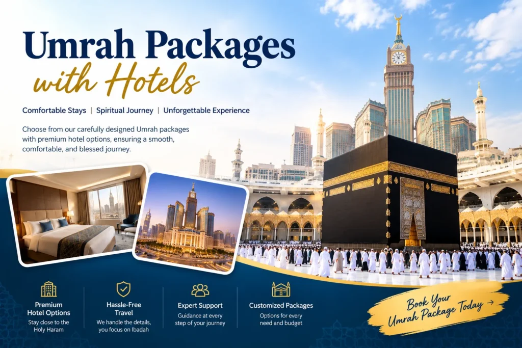 Trusted Umrah Packages with Hotels in Bradford 2026/27